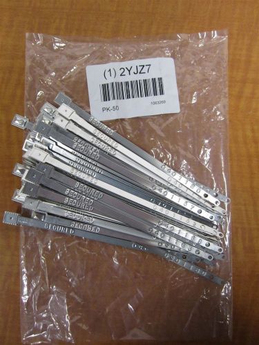 Pack of 50 tydenbrooks 8-3/4&#034; x 1/8&#034; truck seals, tin plated steel, 7 digits new for sale
