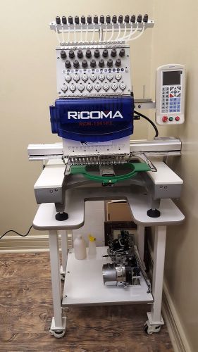 NEW Never Been Used Ricoma RCM-1501PT 15 Needle Embroidery Machine -- 1 Head