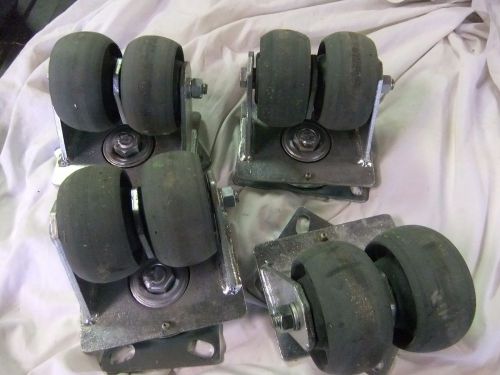 casters,algood,dual wheel casters,heavy duty casters,