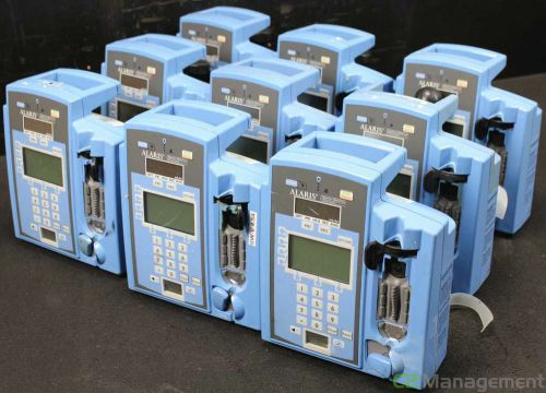 Lot Of 9 Alaris IVAC 7130 Signature Edition GOLD Volumetric Infusion Pump