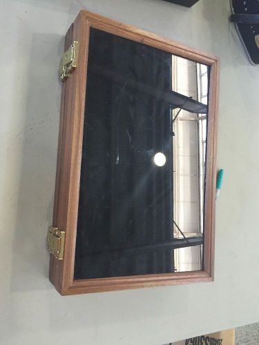 Walnut 12 X 18 X 3 Inches, Display Case W/ keys