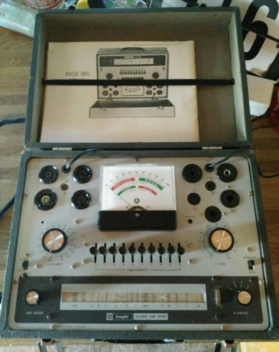 Vintage Knight tube tester model KG-600B with manuals
