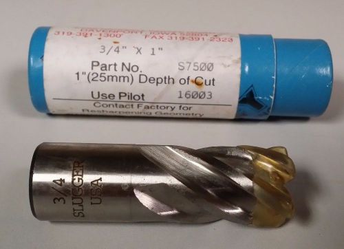 Jancy S7500 3/4&#034; x 1&#034; Slugger Drill Press Cutter Bit New Unused