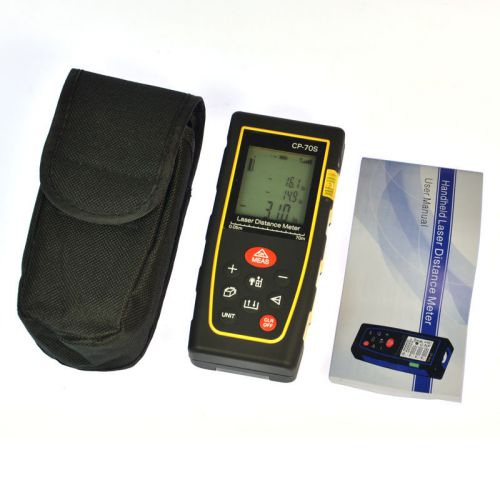 70m 229ft portable laser distance meter range finder measure diastimeter for sale
