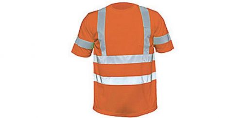 (2) Utility Pro UHV302L XXL Teflon Short Slv T-Shirt, Orange, 100 per PET, 2XL