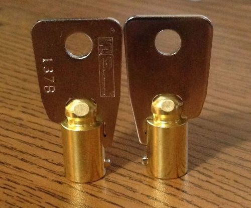 Tubular Key Blanks Ilco 1137B Brass 7 pin X2