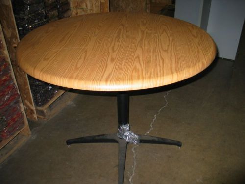 Round conference table-Wood laminate top-42&#034; round
