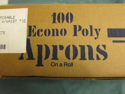 100 Poly Aprons in a box