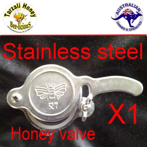 HONEY GATE VALVE, STAINLESS STEEL  TAP EASY FIT  BEE KEEPING  APIARY BEEKEEPING