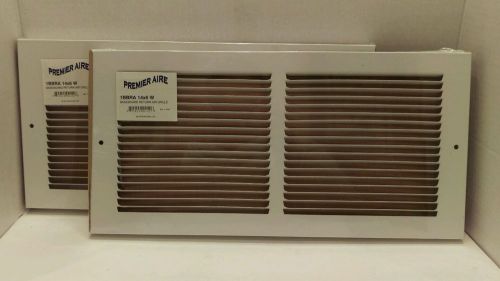Lot of 2 - 14&#034; x 6&#034; RETURN GRILLE - Easy Air FLow Flat Stamped Face Premier Aire