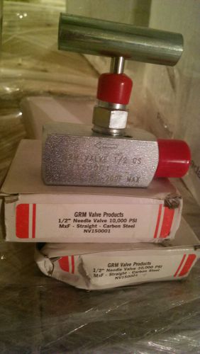 Needle valve  1/2&#034; fnptx 1/2&#034; mnpt 10,000 psi new for sale