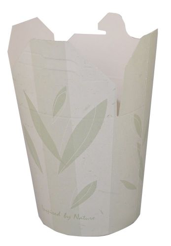 Fold-pak smartserv 16ssnaturm inspired by nature print paper container 3-1/4&#034;... for sale