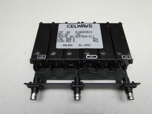 Celwave uhf duplexer  split 6-cavity bnc tuned to 928.5/952.5 make offer! for sale