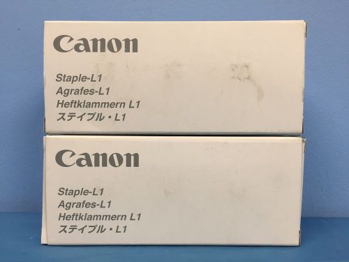 Canon L1 staples OEM 2 boxes with 5 Staples Qty 5