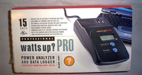 Watts Up Pro Electrical Power Meter Power Usage Monitor Consumption Meter