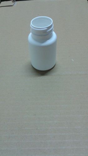 White Wide Mouth HDPE Bottle, 75mL, 100/CS - FREE SHIPPING