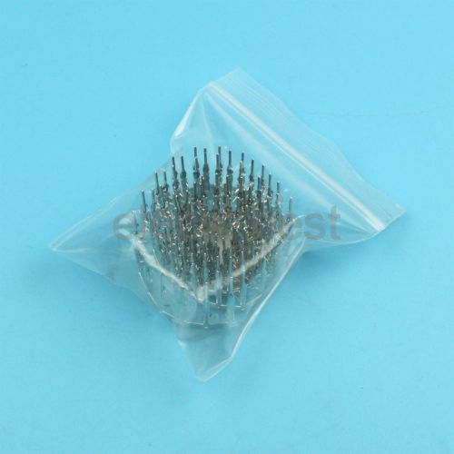 100pcs 2.54mm pitch Male Pin Connector for Dupont Jumper Cable for Terminal