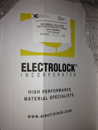 Electrolock 230 glass paper .015 x 1000mm  70lbs for sale