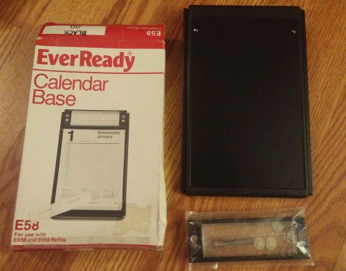 2 Never Used Vintage Ever Ready Calendar Base E58 Black 00 Use with E958 &amp; E458