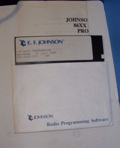E.F. JOHNSON LTR86XX  Programming Software