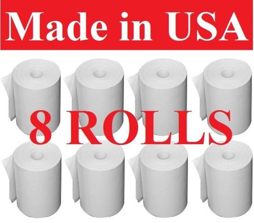 8 roll 3 1/8&#039;&#039; x 220&#039; thermal cash register receipt pos credit card paper for sale