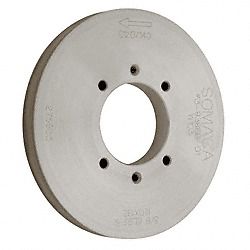 CRL/Somaca 7&#034; Flat and Seam Edge Grinding Wheel 120-140 Grit for 3/16&#034; to 3/...