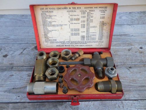 Vintage Mueller Brass Streamline Charging and Purging Valve Kit