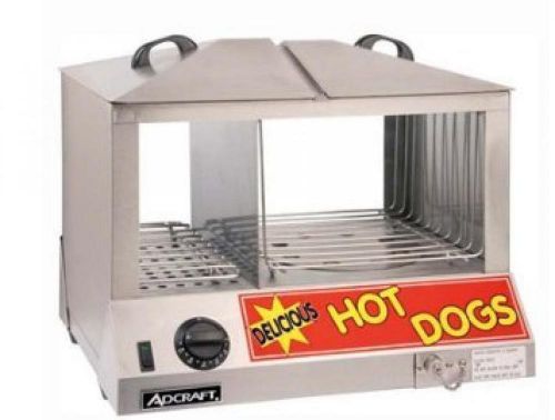Adcraft coffee cups mugs countertop stainless steel hot dog steamer 6 quart -- 1 for sale