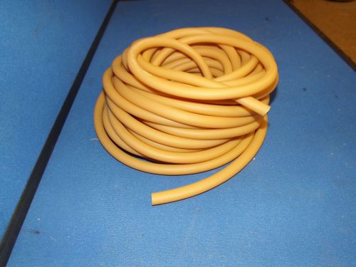 50 FOOT NONMETALLIC FLEXIBLE NATURAL RUBBER TUBING 3/8&#034; ID X 1/16&#034; WALL NEW