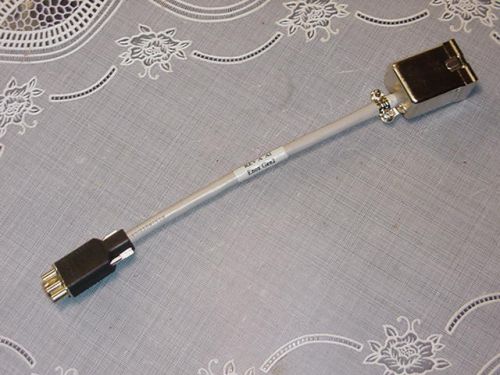 Adapter Cable 555-0008-00 Ebox Gen2 ITT Cannon 9-Pin to EtherNet Cat5 NEW