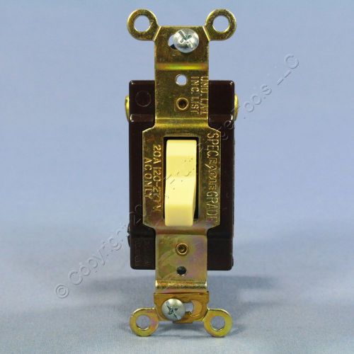 Eagle Ivory 3-Way COMMERCIAL Quiet Toggle Wall Light Switch 20A Bulk CSB320V