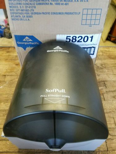 GP 58201 Sofpull High Capacity Center Pull Towel Dispenser Translucent Smoke