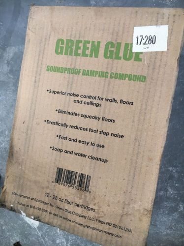 Green Glue Noiseproofing Compound Case of 12 Tubes