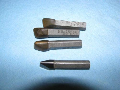 Manchester Carbide tool bits grooving cut off 4 for one money Free Shipping NEW