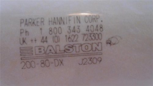 PARKER BALSTON 200-80-DX COALESCER FILTERS