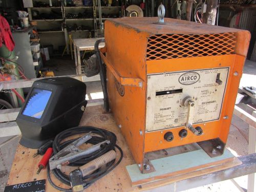 Ac stick arc smaw &#034;busy bee&#034; welder w/ leads and helmet combo for sale