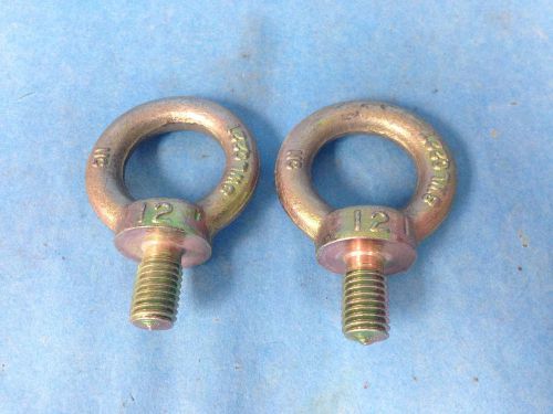 NC 12 SWL0.22T Lifting Eye Bolt Lot of 2