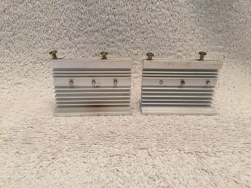 Pair T Shape Style Aluminum Heat Sink Included Mouting Screws