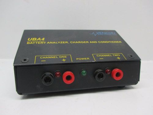 VENCON UBA4 BATTERY ANALYZER/CHARGER/CONDITIONER *NO POWER CORD*