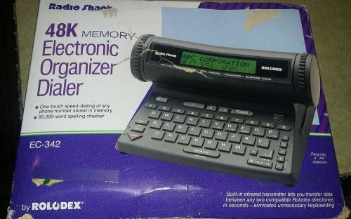 Radio Shack Electronic Rolodex 48K Directory Organizer Phone Dialer Spell Check