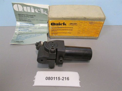 Swiss automatic quick r/fl miller innsbruck knurling tool 1.175&#034; dia new for sale