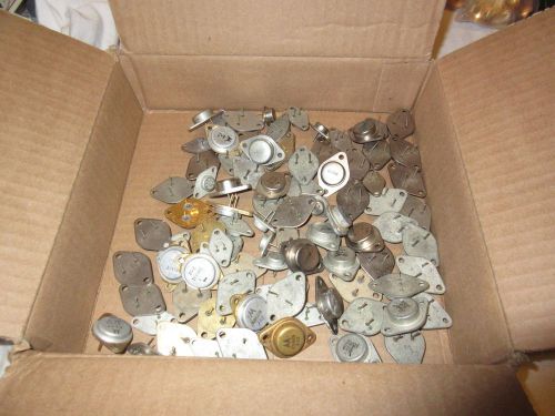 Huge Lot of 85+ Vintage Transistors Motorola RCA Bendix + Misc ASIS Radio Parts