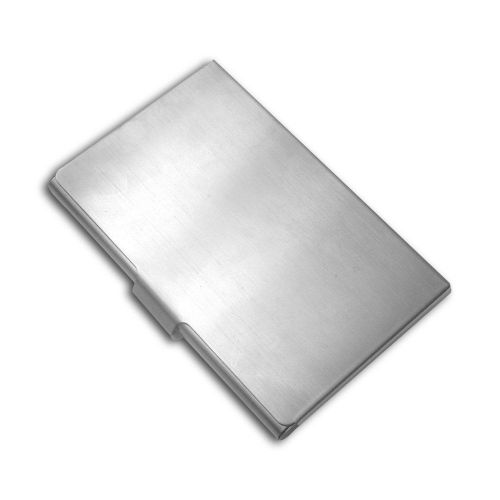 JIAHUB Stainless Steel Wire-drawing Cardcase - Metal Business Name Card Case Box