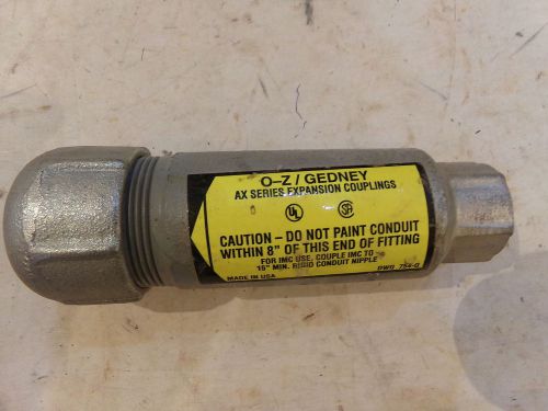 Oz gedney ax75 expansion joint 3/4&#034; fitting ax-75 - new for sale