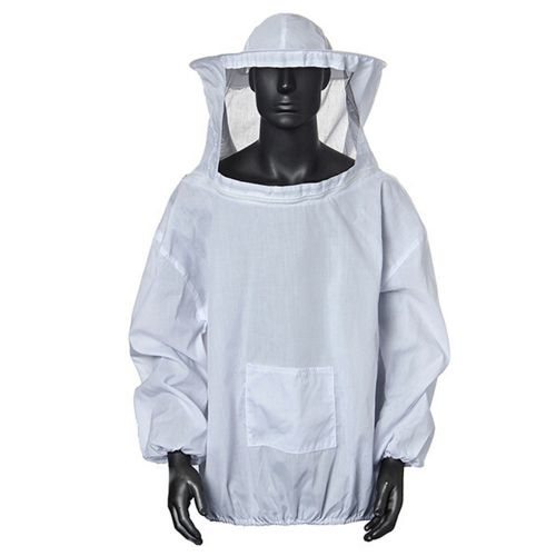 Protective Beekeeping Jacket Veil Smock Equipment Bee Keeping Hat Sleeve Suit 1X