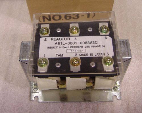 Electrical reactor Fanuc A81L-0001-0083 unused