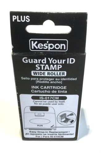Kespon Plus Guard Your ID Wide Roller Stamp Refill Ink Cartridge IS-017CM 510CM