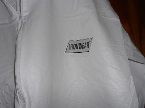 Ironwear white disposable coverall