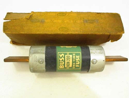 1 -- BUSS NON 200 ONE TIME FUSE