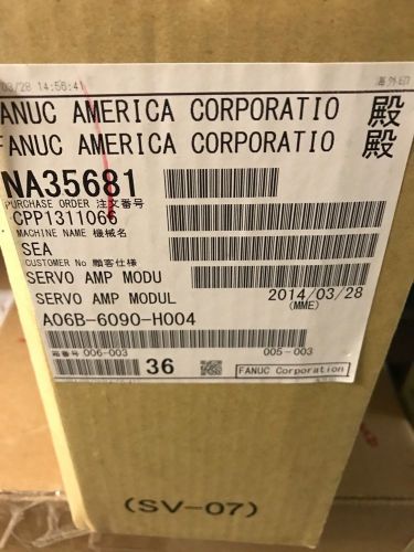 Fanuc Servo Amplifier A06B 6090 H004